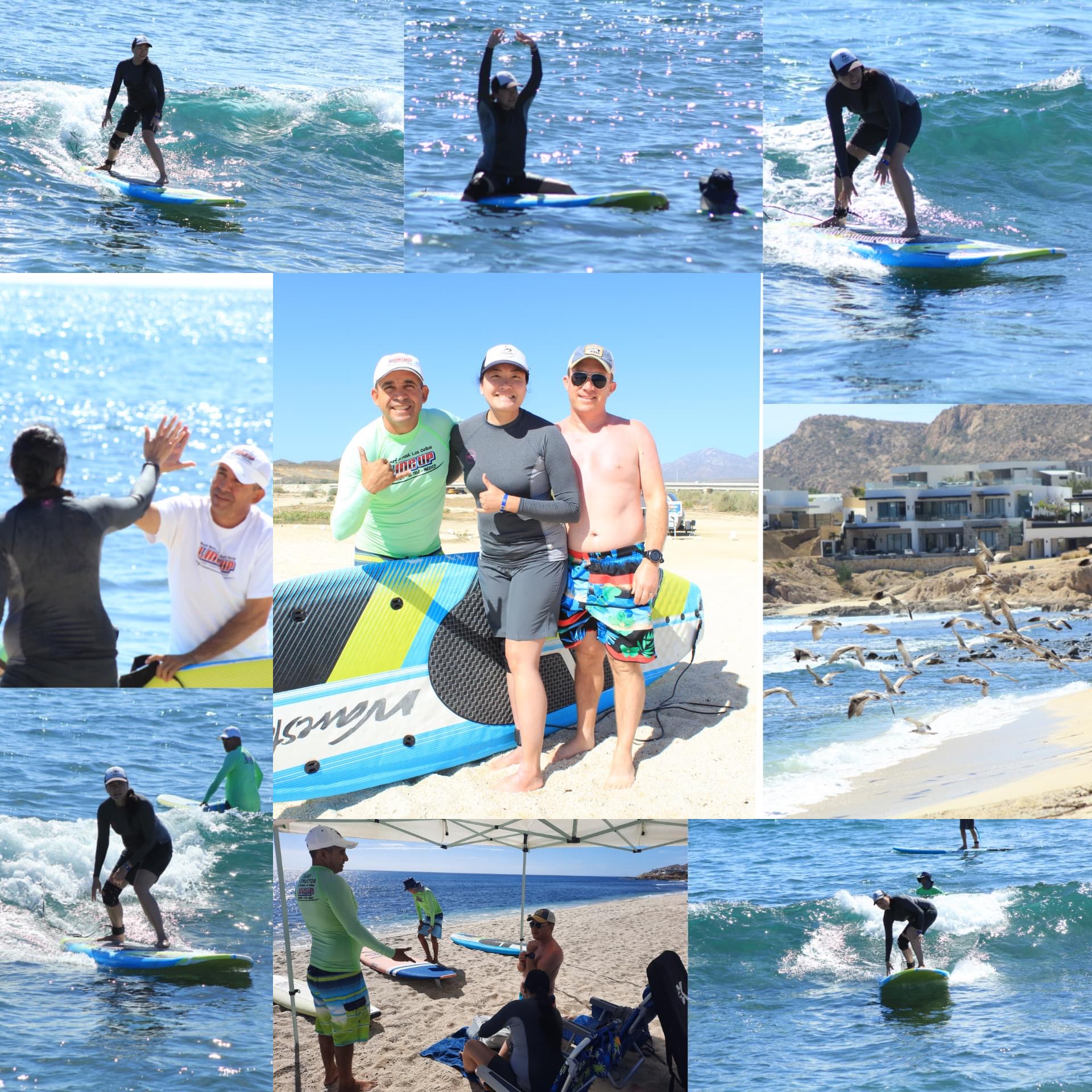 Surf lesson in Cabo